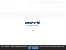 Tablet Screenshot of copyworld.it
