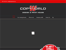 Tablet Screenshot of copyworld.co.za